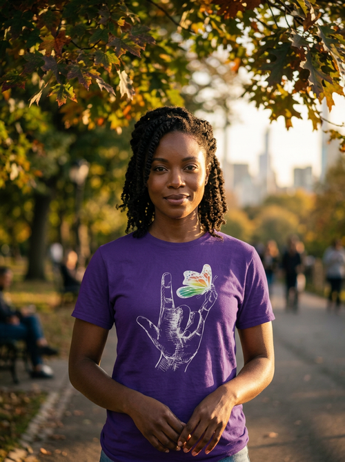 ASL - I Love You Butterfly