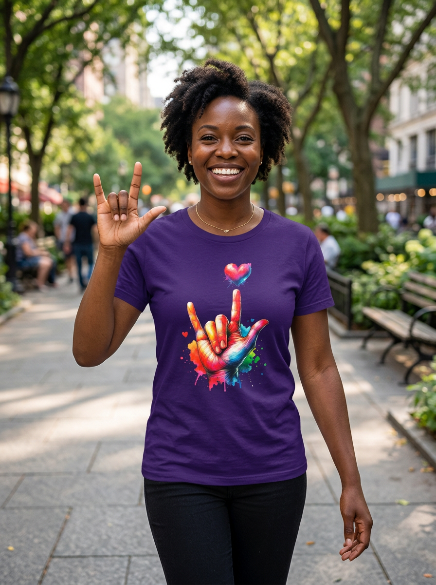 ASL I Love You Sign - Heart