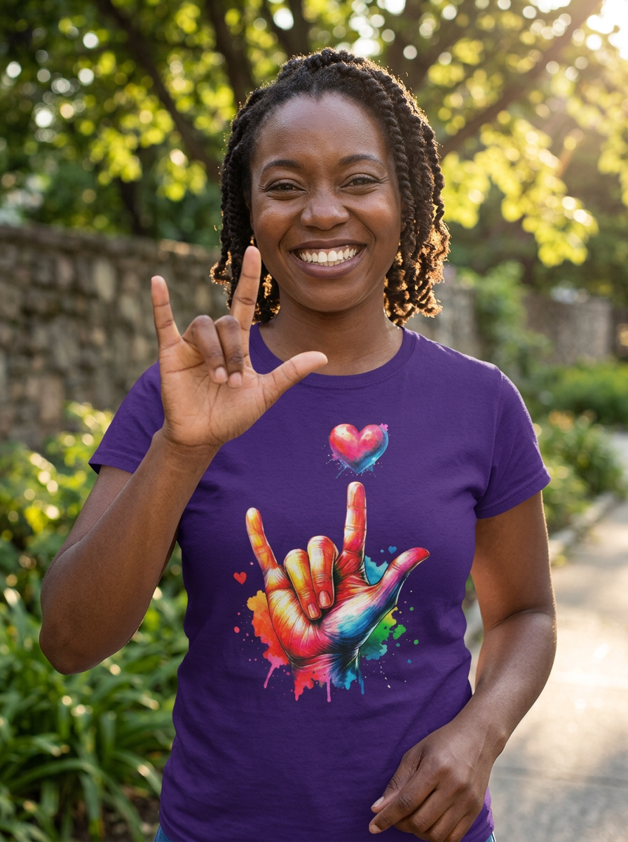 ASL I Love You Sign - Heart