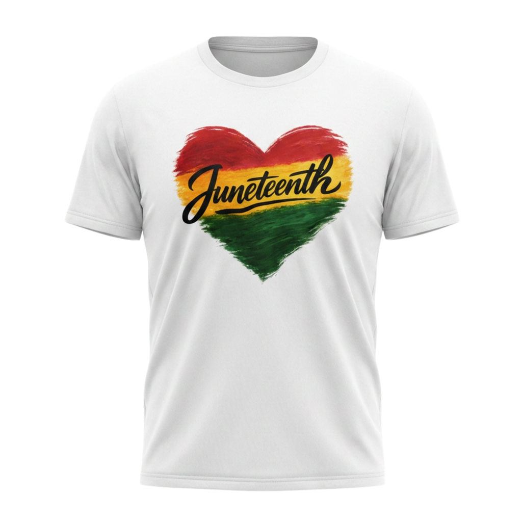 Juneteenth Heart T-Shirt