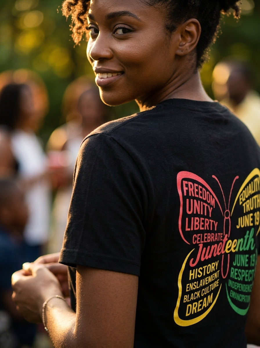 Juneteenth Butterfly Tee