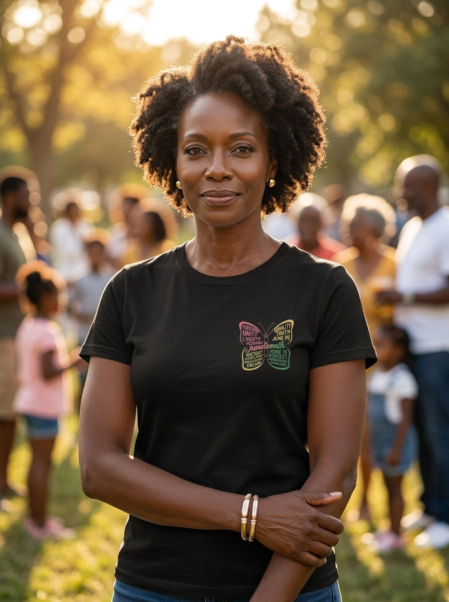 Juneteenth Butterfly Tee