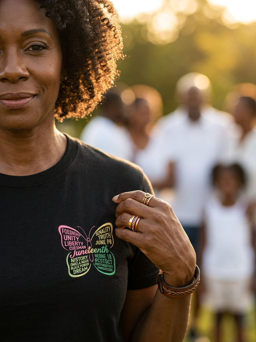 Juneteenth Butterfly Tee