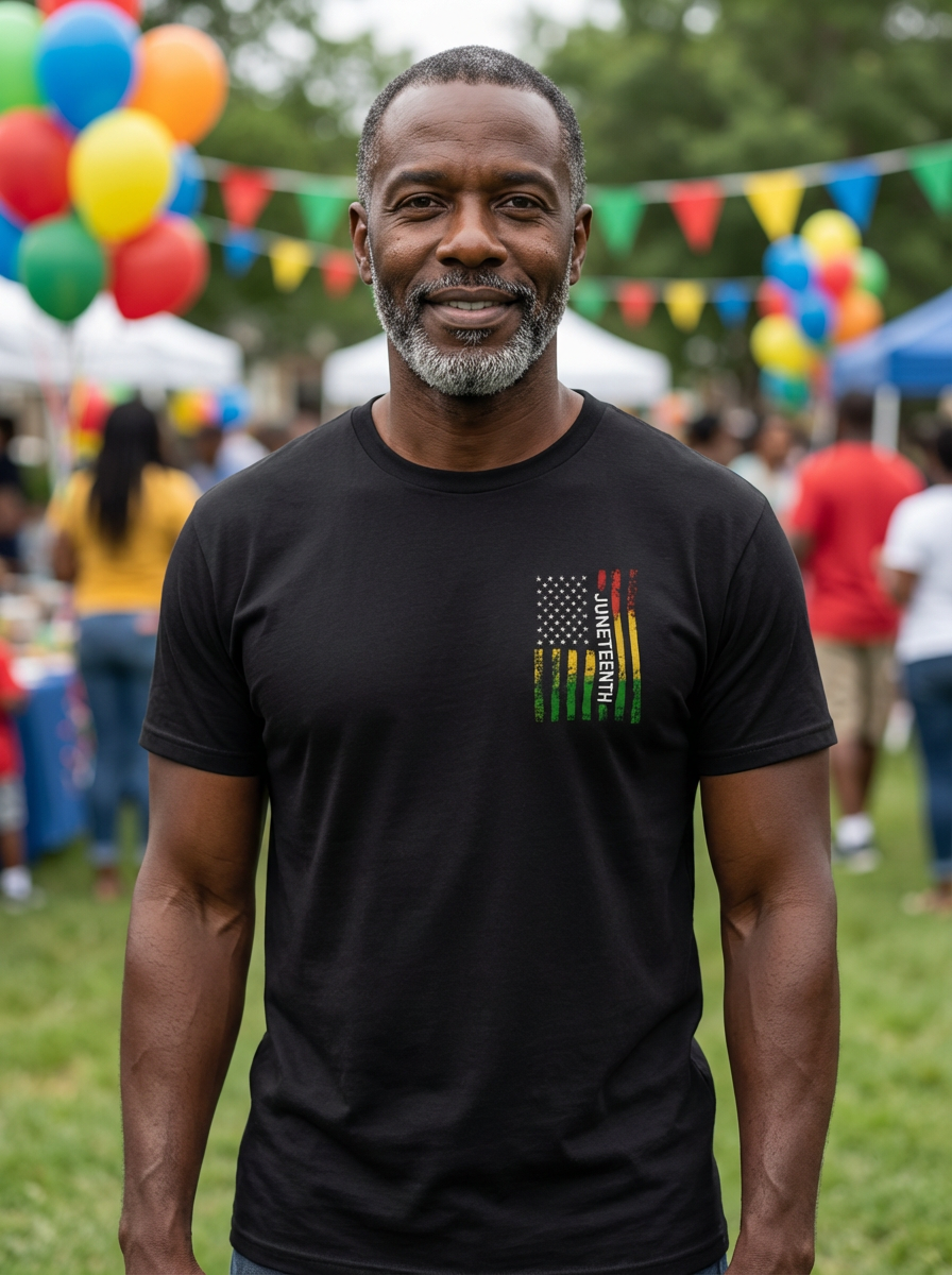 Juneteenth Flag T-Shirt
