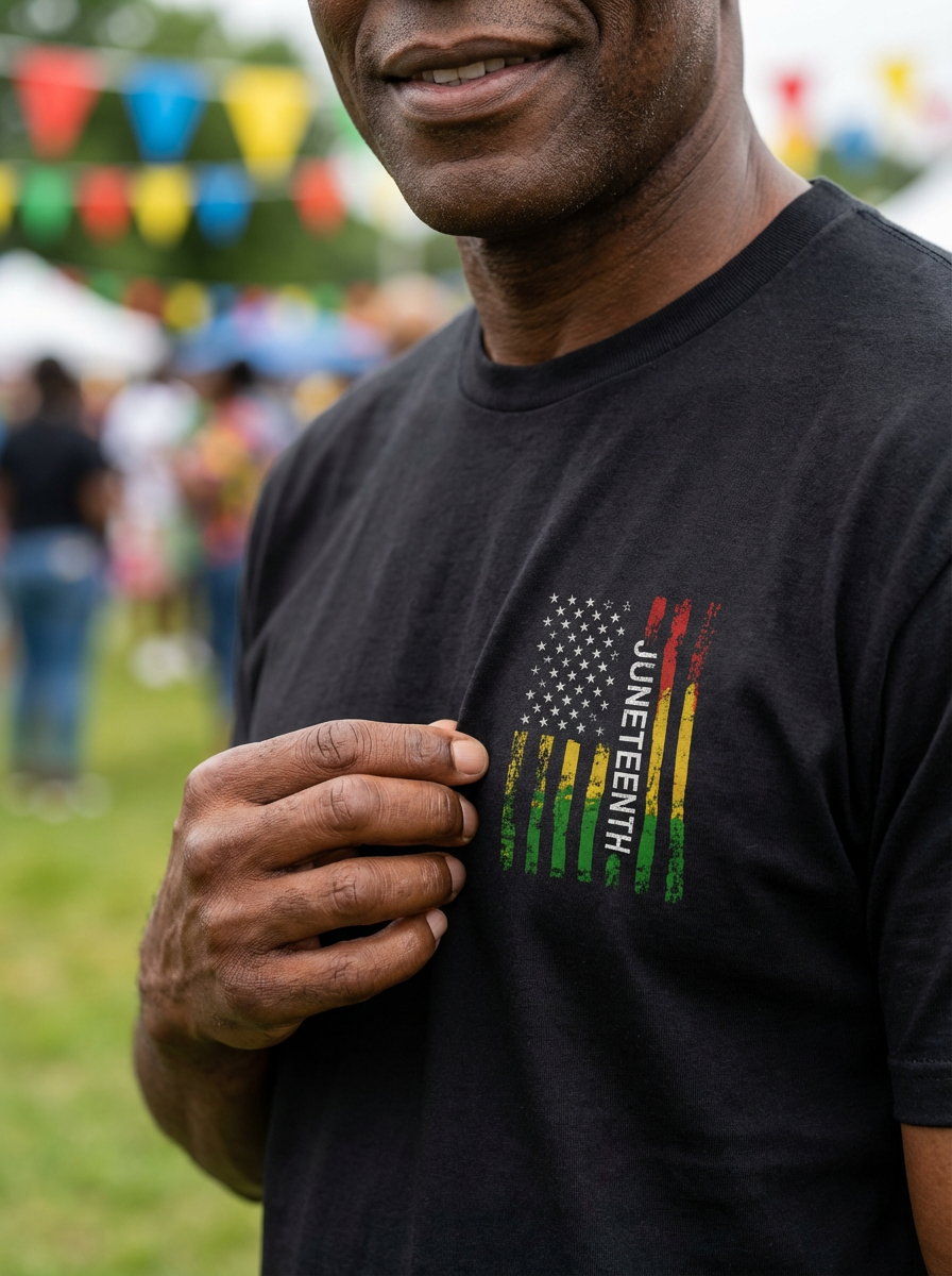 Juneteenth Flag T-Shirt