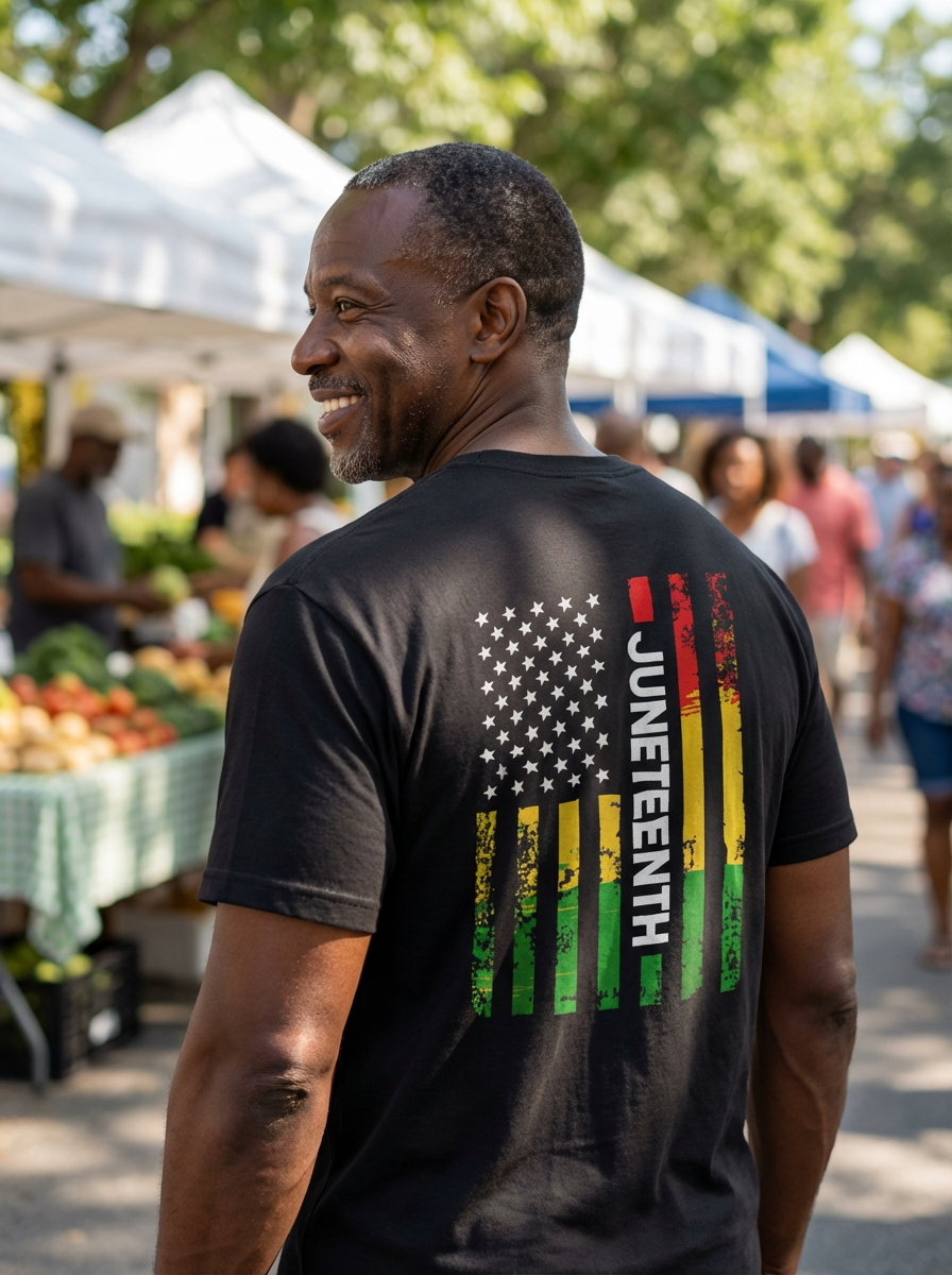 Juneteenth Flag T-Shirt