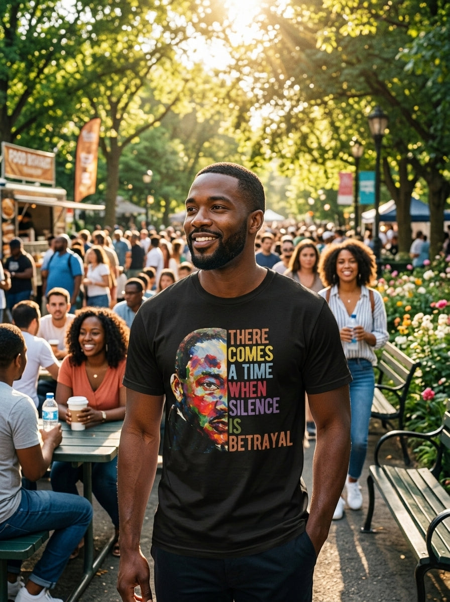 MLK - Silence Is Betrayal T-Shirt