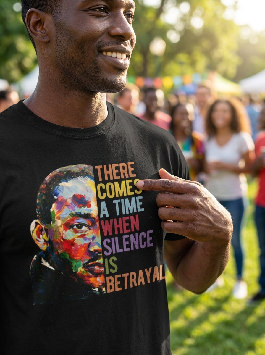 MLK - Silence Is Betrayal T-Shirt
