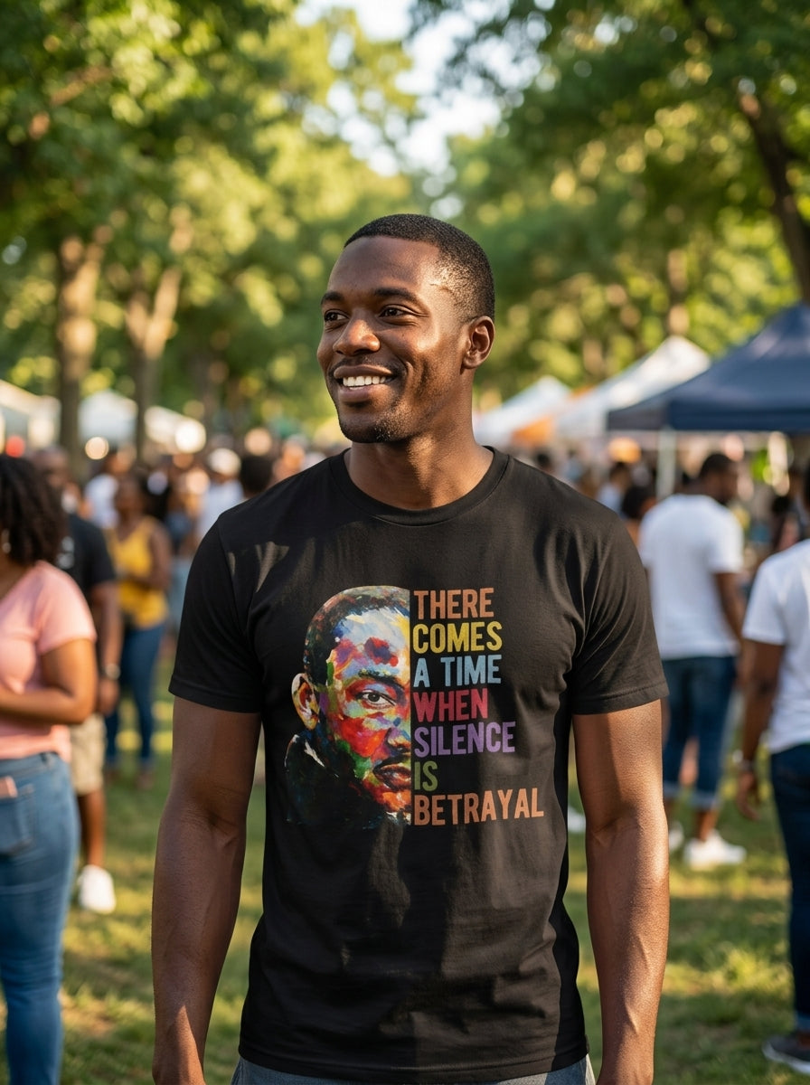 MLK - Silence Is Betrayal T-Shirt