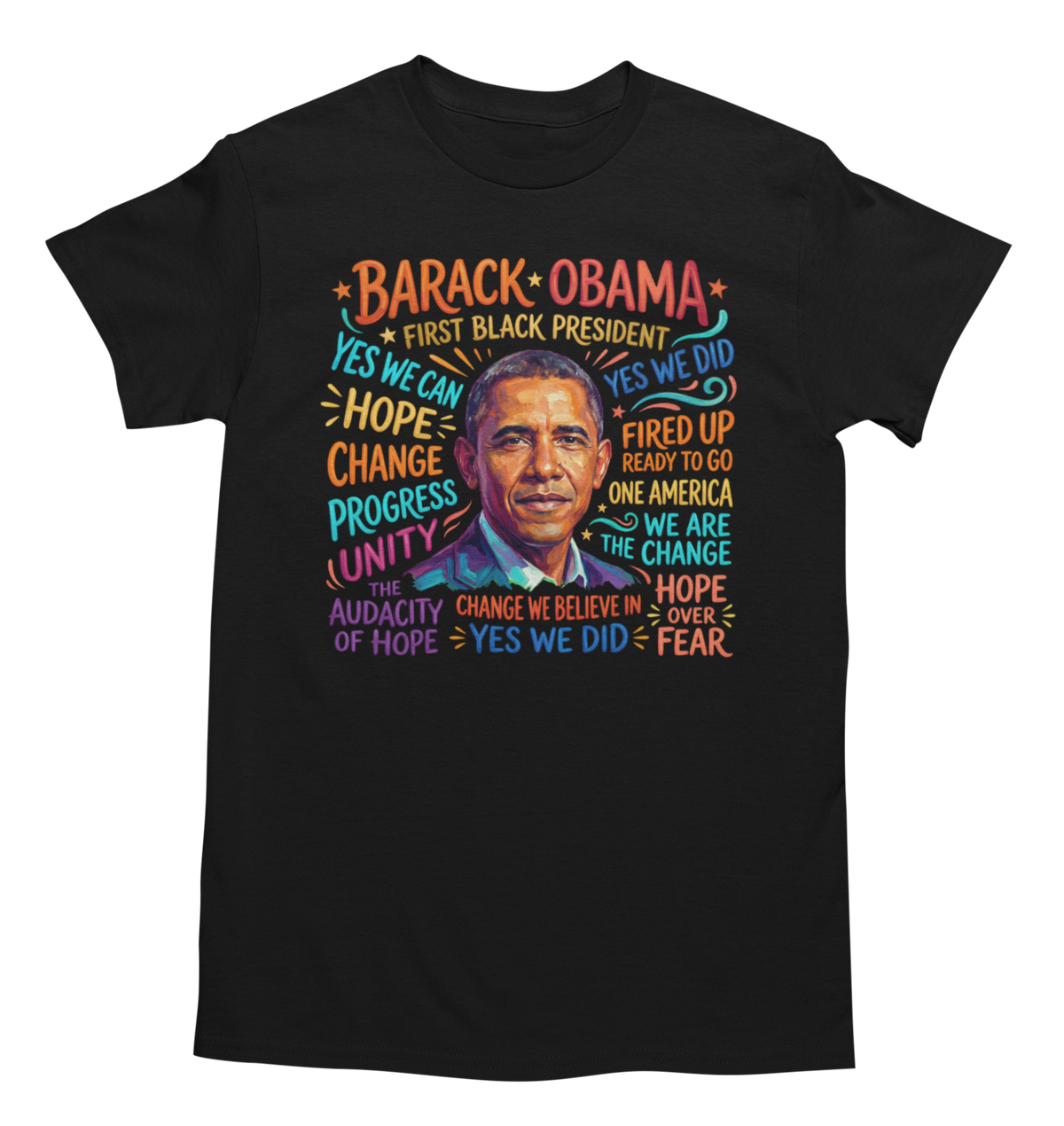 Barack Obama First Black President Tee