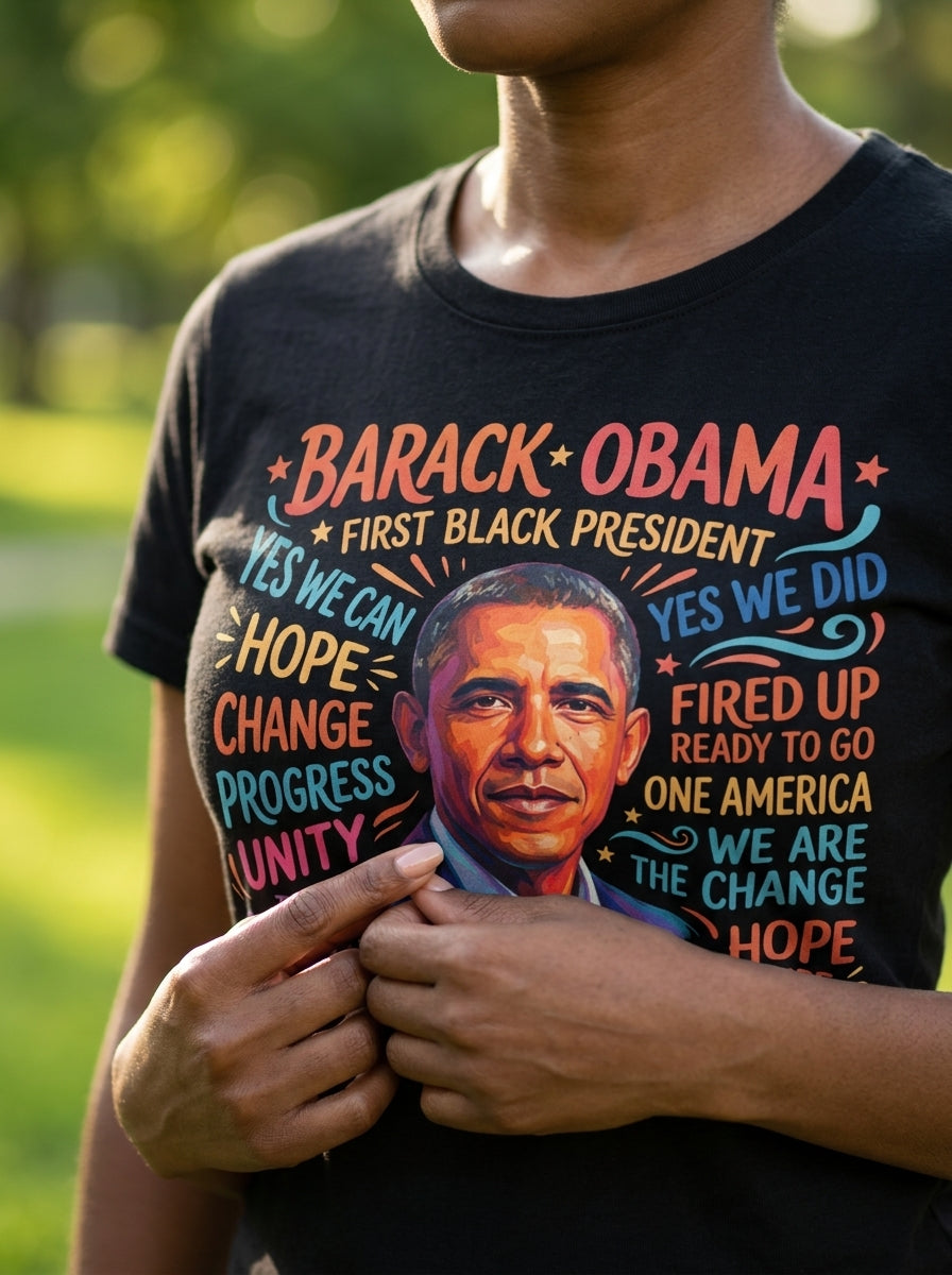 Barack Obama First Black President Tee