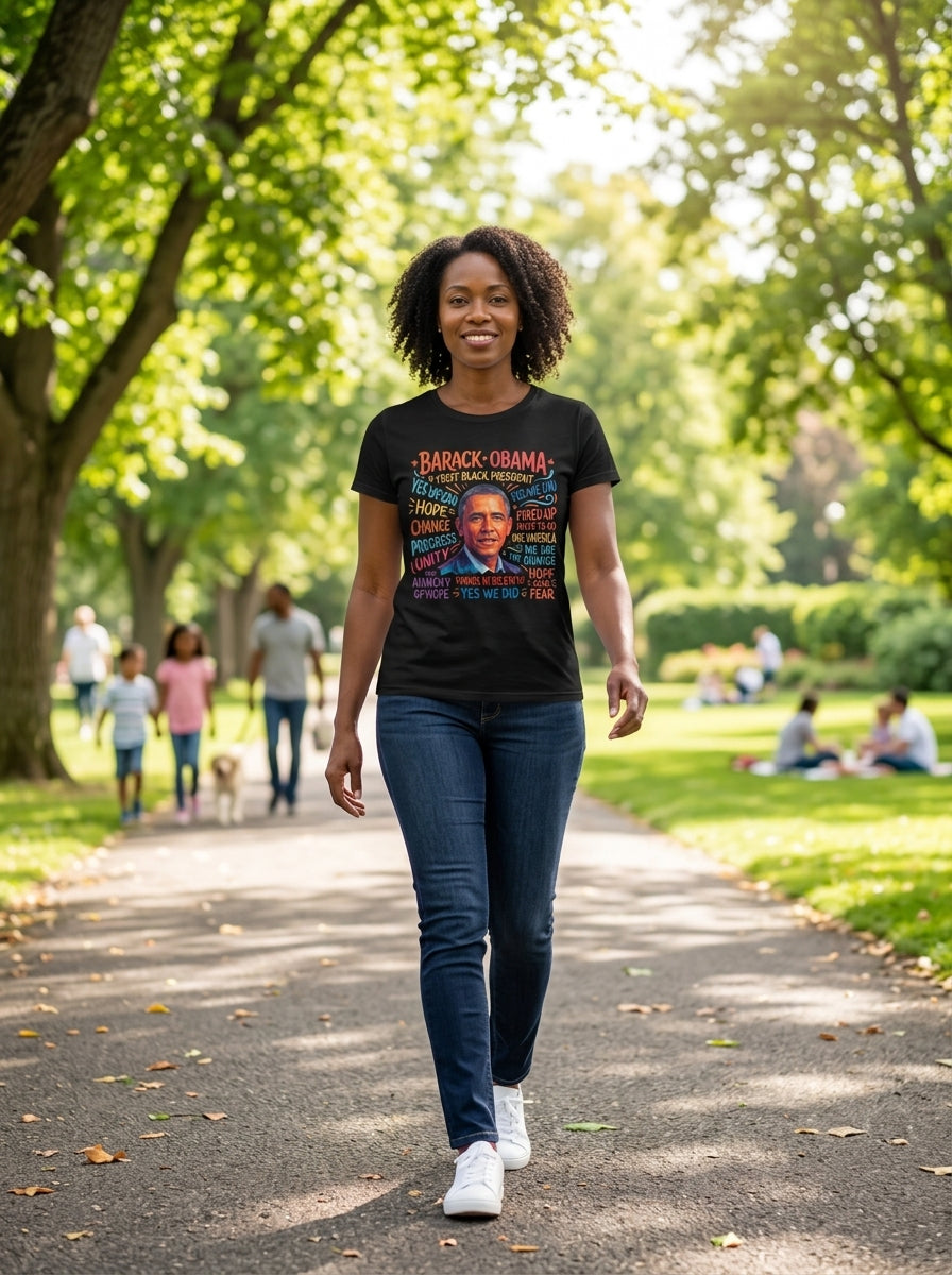 Barack Obama First Black President Tee