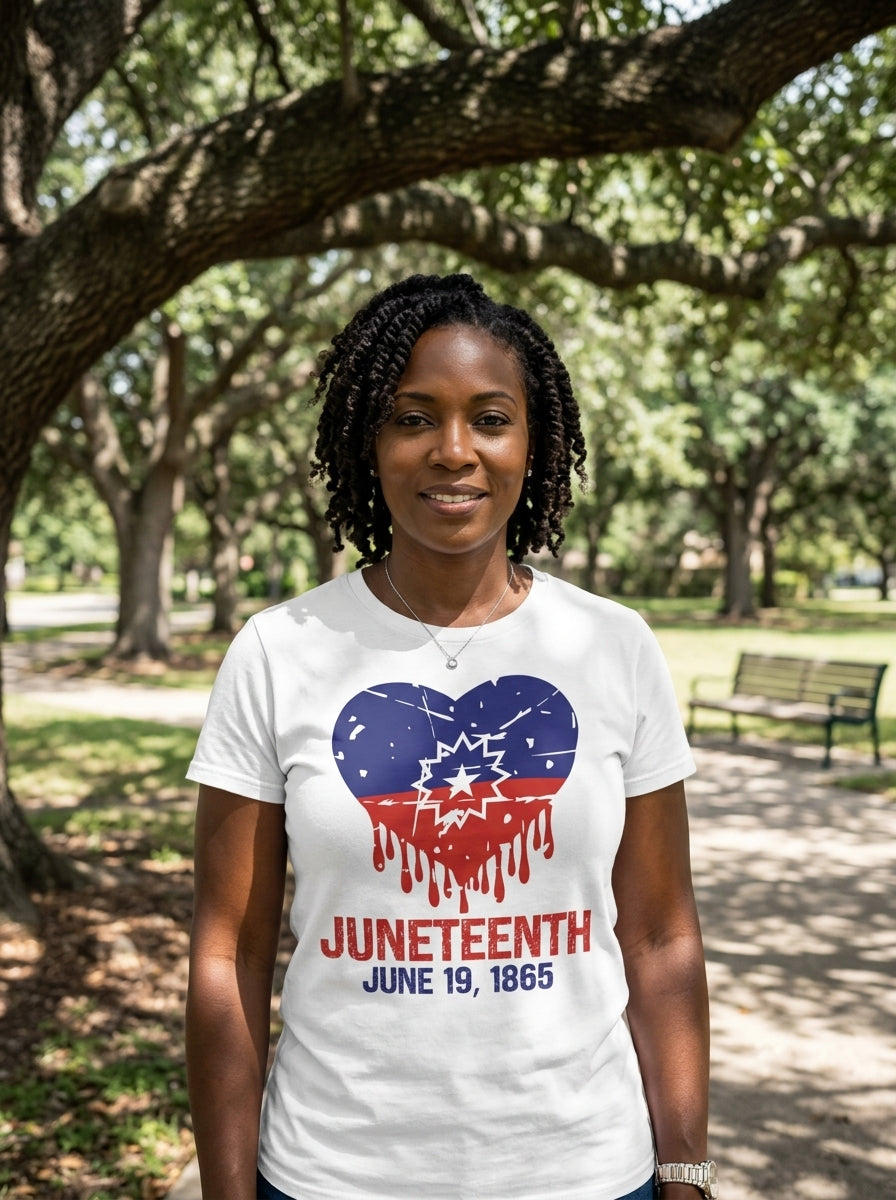Juneteenth Original Heart Tee