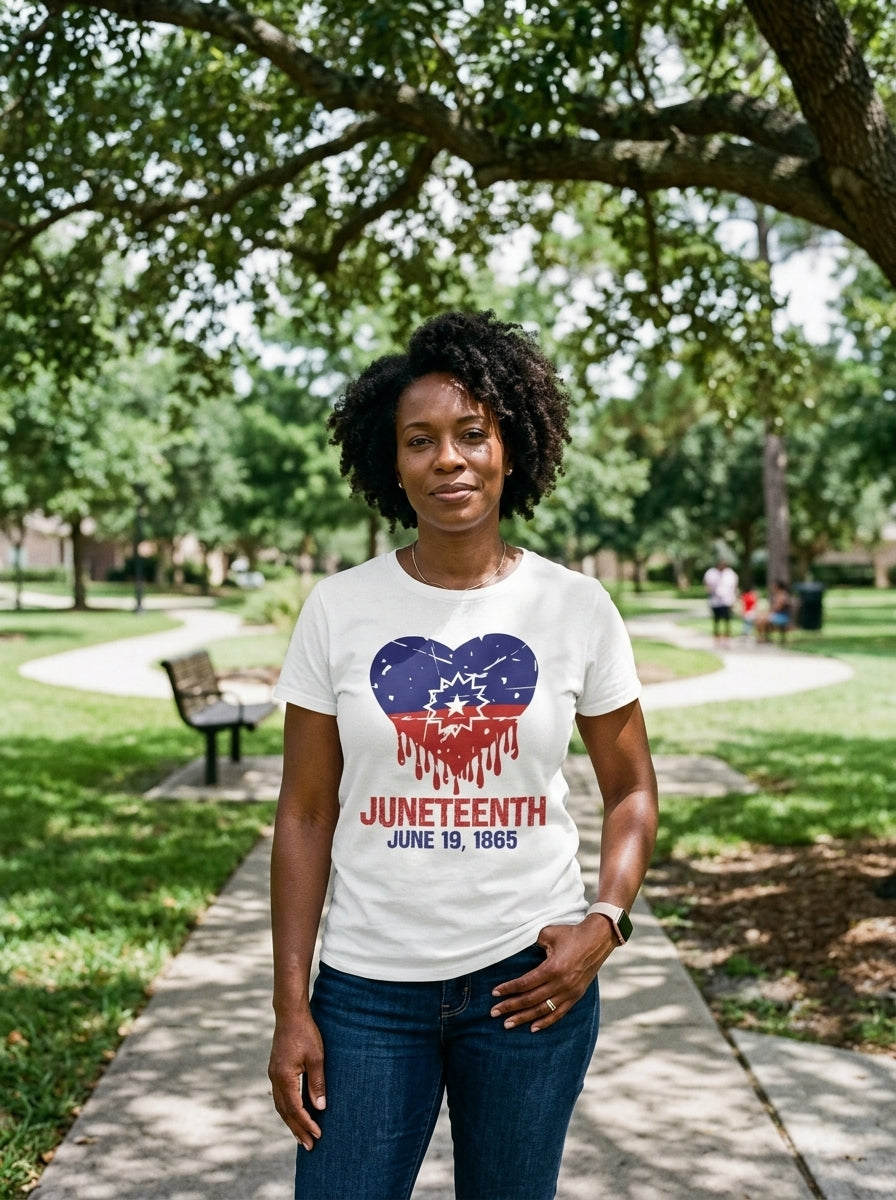 Juneteenth Original Heart Tee