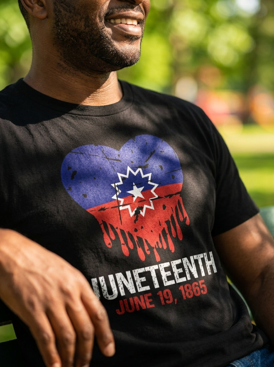 Juneteenth Original Heart Tee