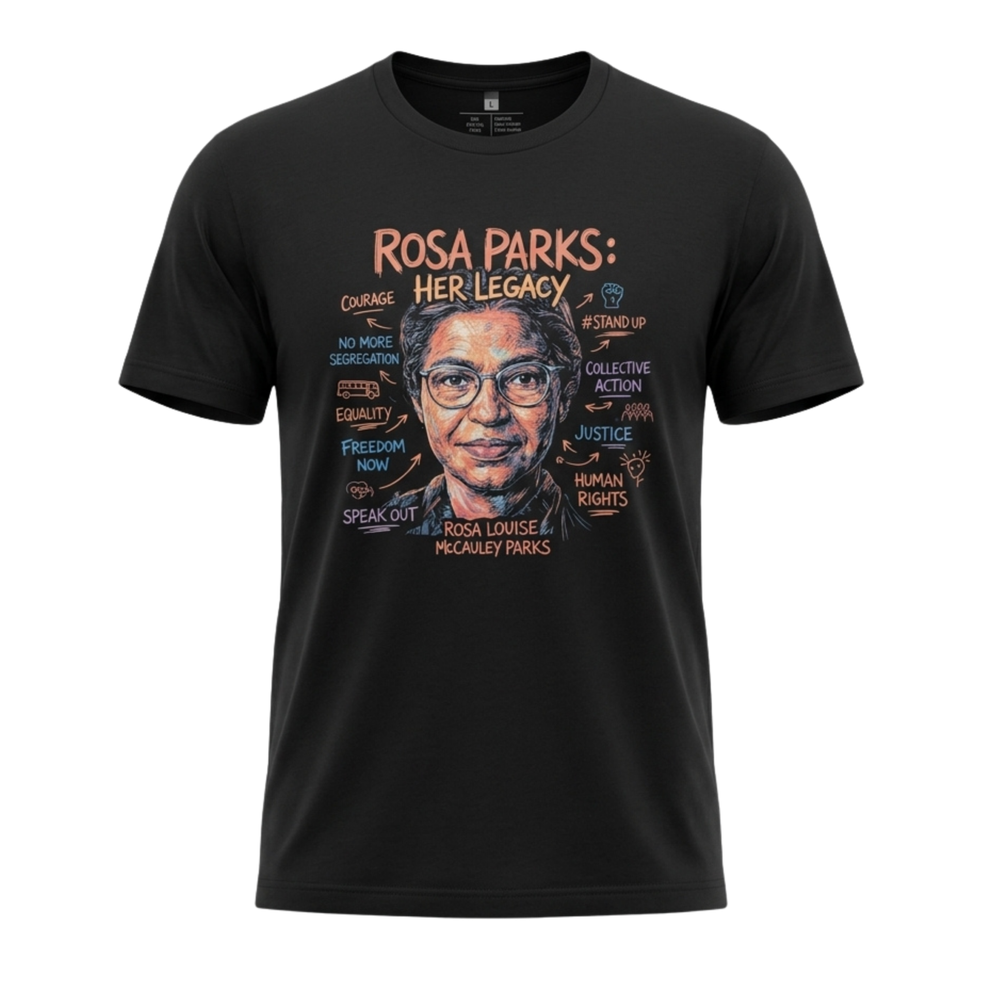 Rosa Parks: Her Legacy Graphic Tee