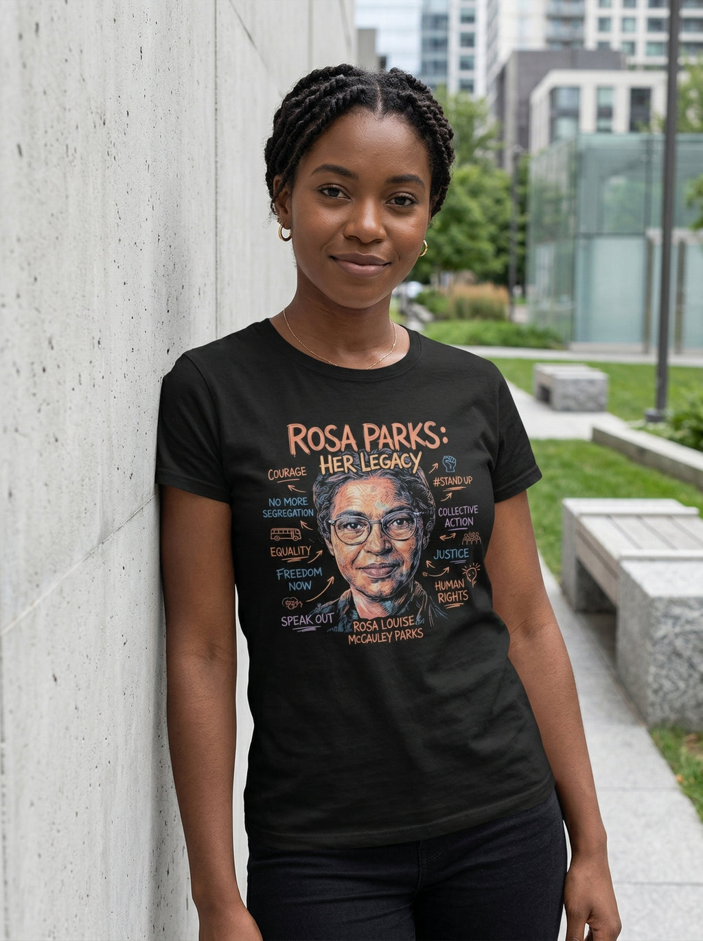 Rosa Parks: Her Legacy Graphic Tee