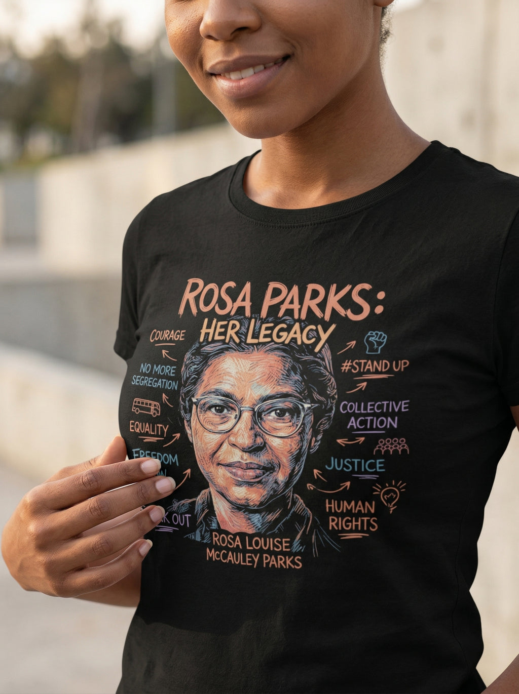 Rosa Parks: Her Legacy Graphic Tee