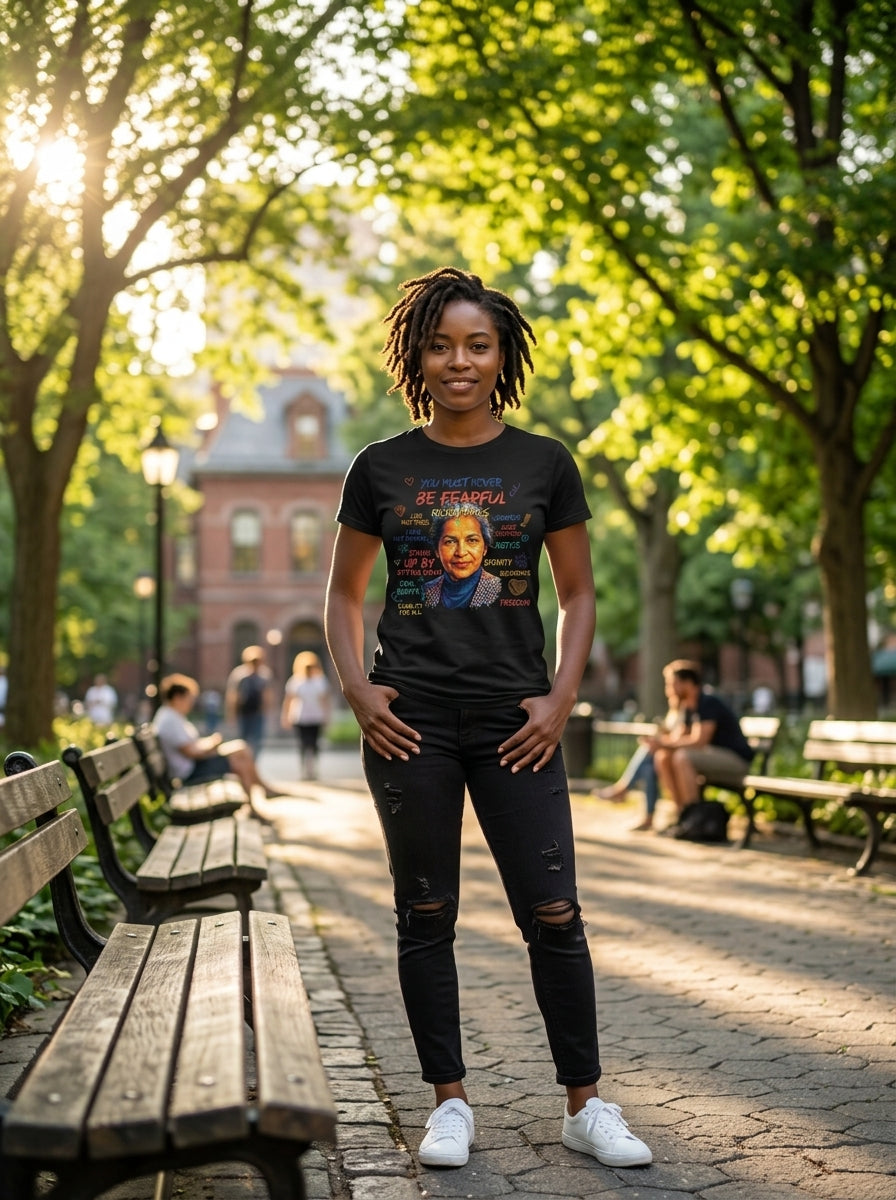 Rosa Parks – You Must Never Be Fearful Tee
