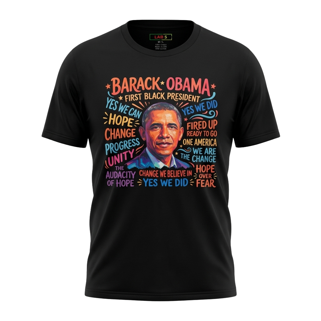 Barack Obama First Black President Tee