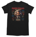 Frederick Douglass: His Legacy graphic tee on black crewneck
