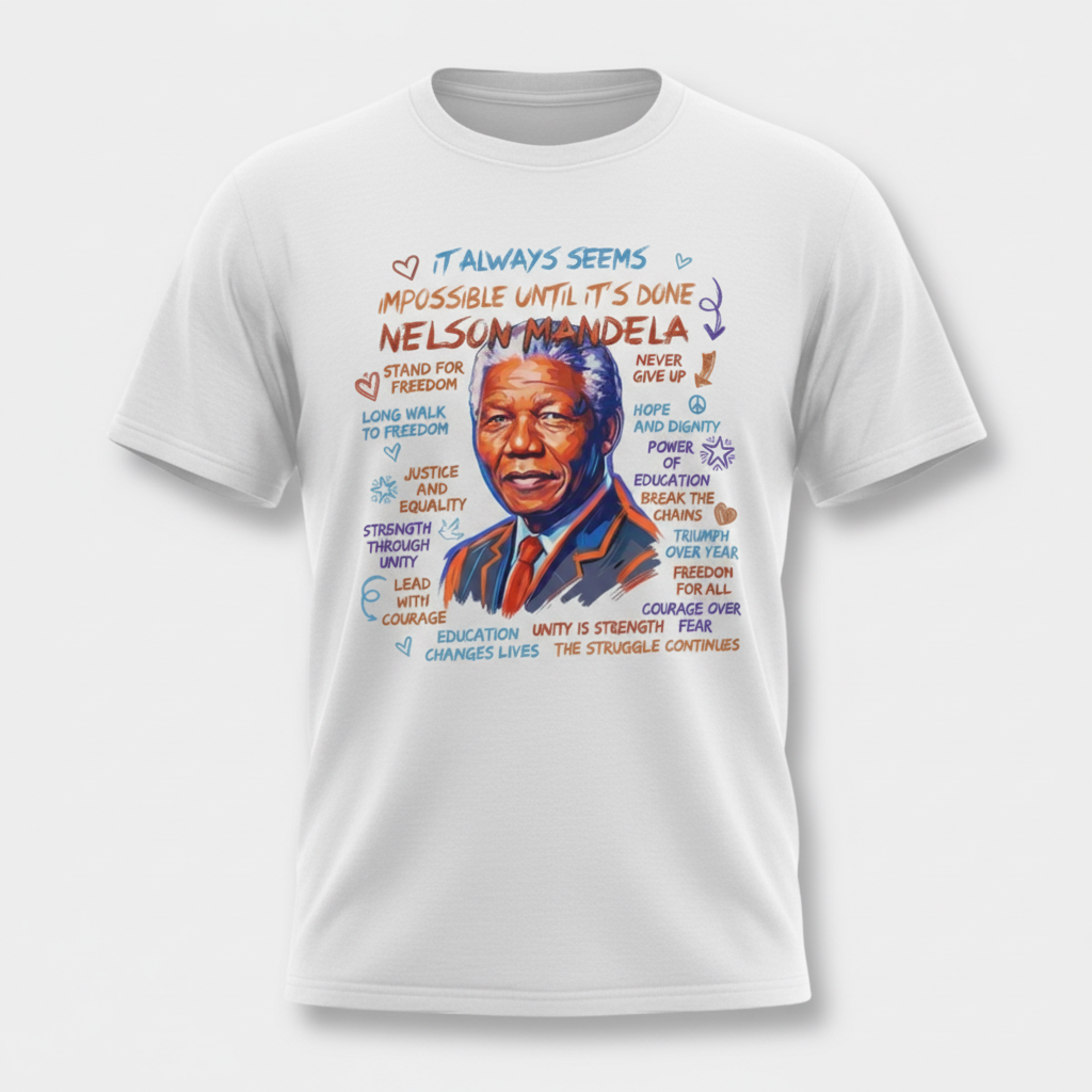 White Mandela Tee